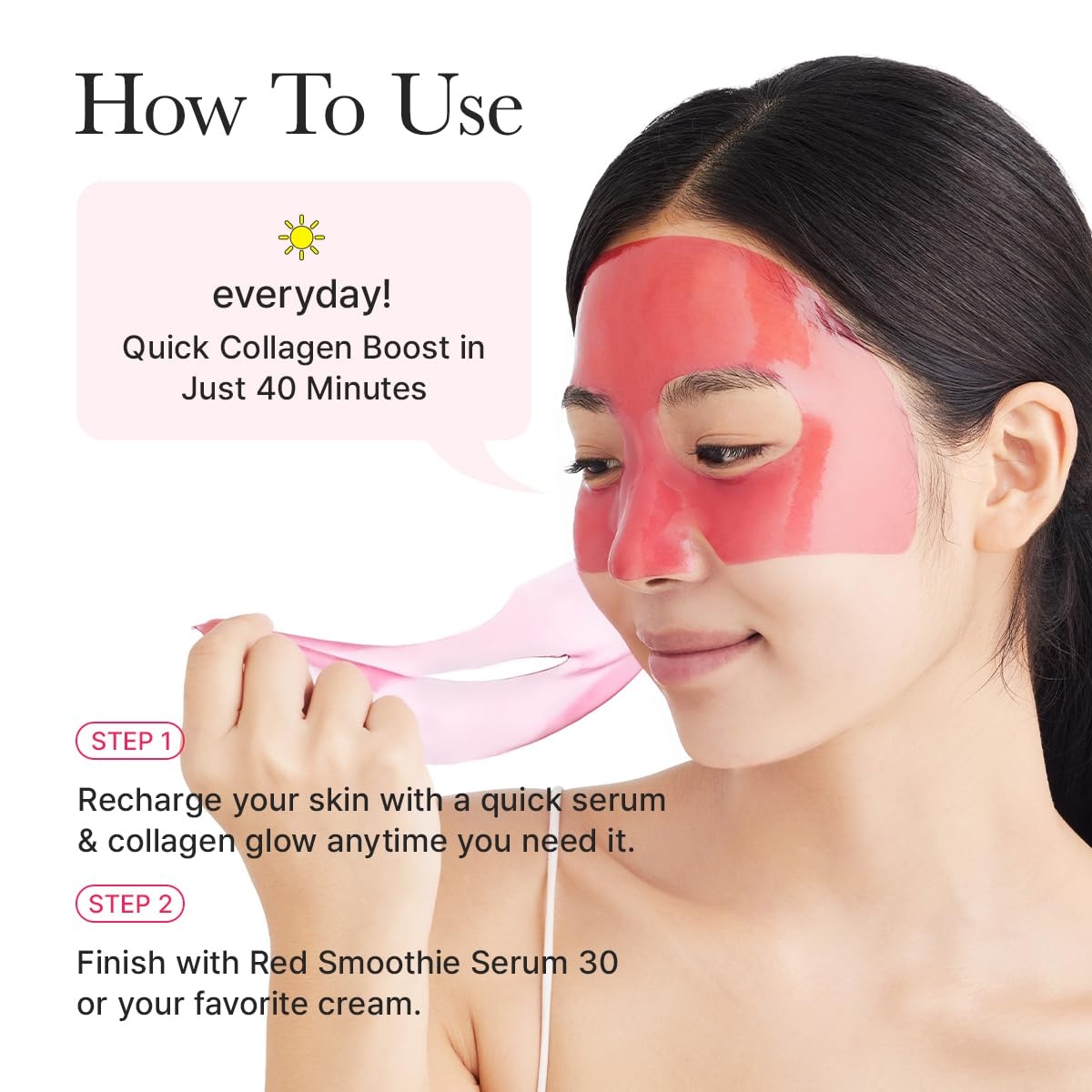 image:imageARENCIA Vita Collagen Radiance Jello Mask Hydrogel Face Mask with Collagen amp Glutathione Cooling amp Hydrating Care for SmoothLooking Skin 4 SheetsCollagen