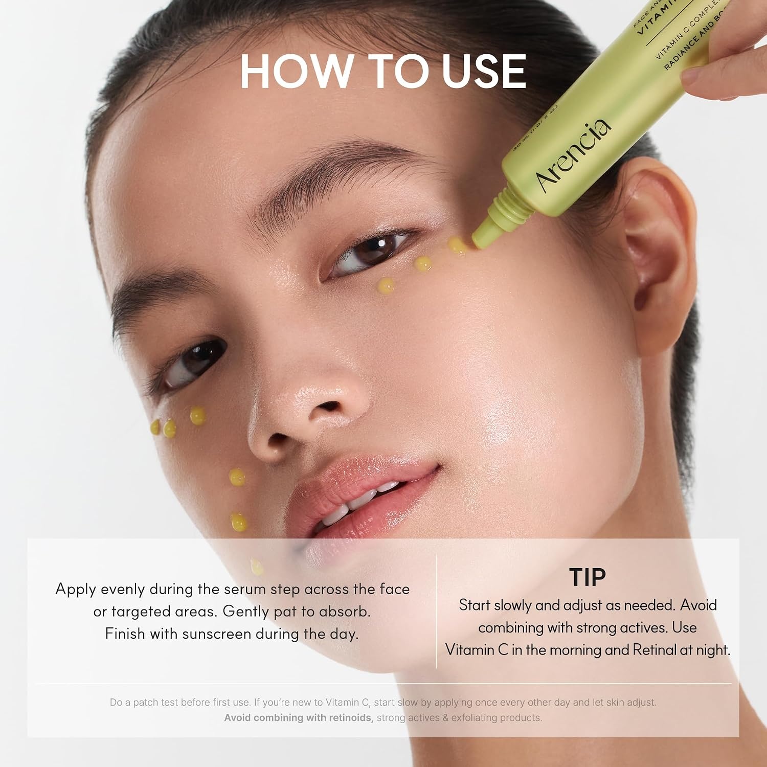 image:imageArencia Vitamin C Booster Shot Serum with Glutathione Niacinamide and Vitamin E for Dark Spot Care Fine Lines amp Wrinkles Glass Skin Korean Skincare 30ml101 flozVitamin C