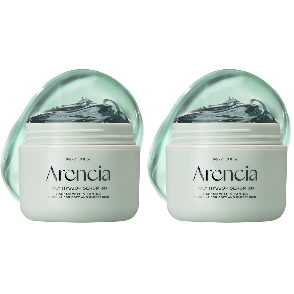 image:imageArencia Glow Hyssop Overnight Face Mask Serum hydrating amp AntiAging Serum for younger looking Korean Glass Skin Vitamin A C E Niacinamide Peptide176 Fl Oz Pack of 2