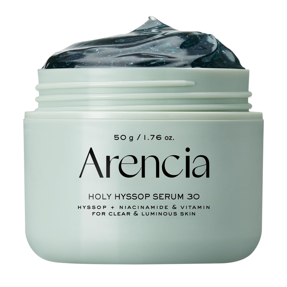 image:imageArencia Glow Hyssop Overnight Face Mask Serum hydrating amp AntiAging Serum for younger looking Korean Glass Skin Vitamin A C E Niacinamide Peptide176 Fl Oz Pack of 1