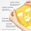 ARENCIA Vitamin C Booster Sheet Mask, Hydrating Face Mask with Glutathione & Niacinamide, Supports Even-Looking Skin Tone & Smooth Texture, 5 Sheets