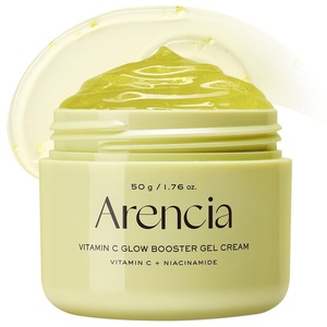 ARENCIA Vitamin C Booster Gel Cream with Niacinamide & Glutathione & Ceramide, Hydrating Gel Moisturizer, Supports Even-Looking Skin Tone & Smooth Texture, 50 g (1.76 oz)