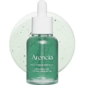 Arencia Hyssop Glow Serum, 10% Niacinamide, 12% Vitamin A,C,E – Hydrating, Moisturizing, Anti-Aging Serum for Korean Glass Skin