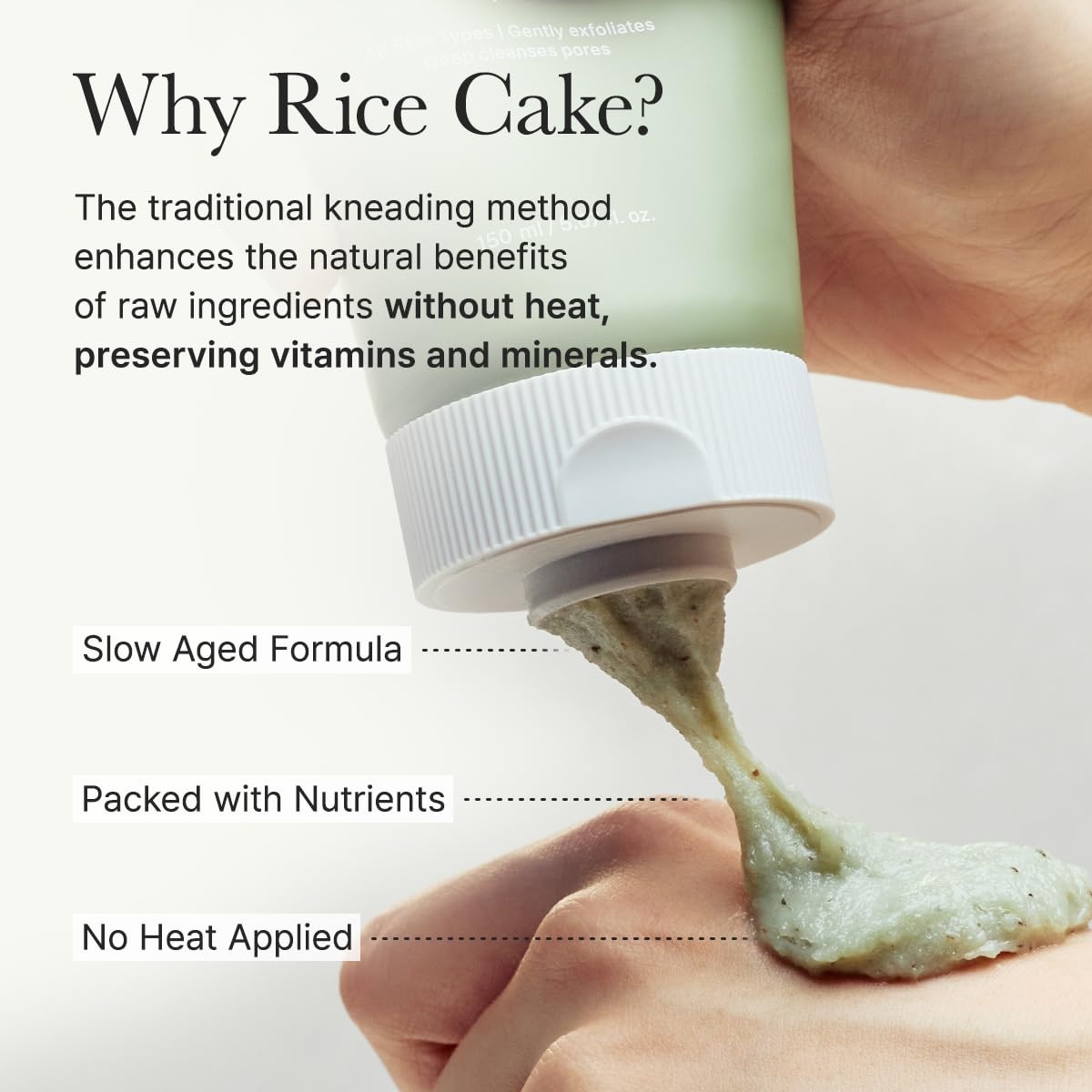 image:imageARENCIA Hyssop Sebum Control Rice Cake Cleanser AHA Tea Tree Face Wash for Oily Combination Skin 150ml 507 fl ozGreen Tea