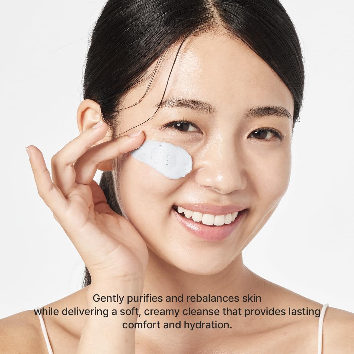 image:imageARENCIA Hyssop Sebum Control Rice Cake Cleanser AHA Tea Tree Face Wash for Oily Combination Skin 150ml 507 fl ozHyssop