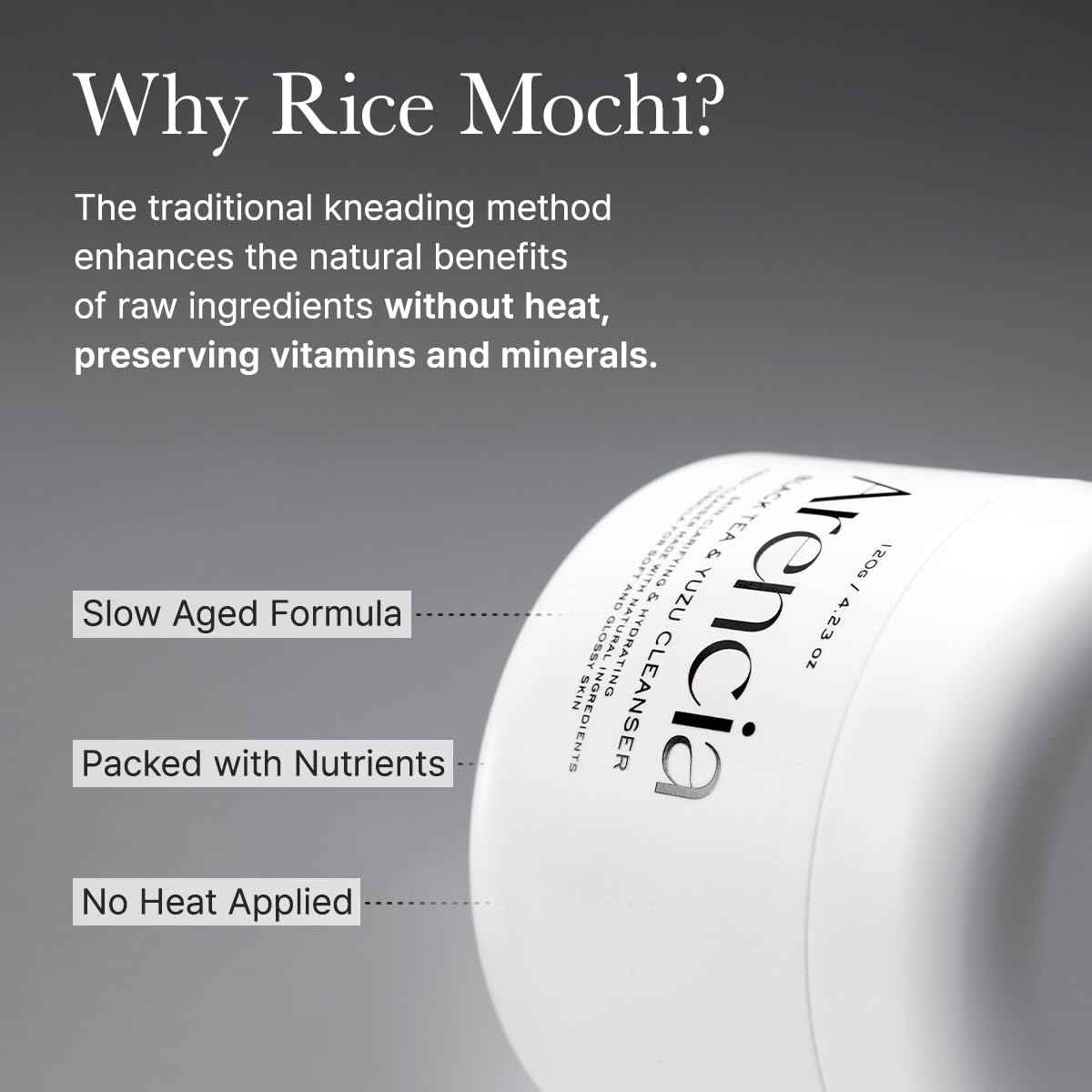 image:imageArencia Black Tea Rice Mochi Face Cleanser DeepCleansing Pore Care Sebum Control Oily Skin 120g 423 ozBlack