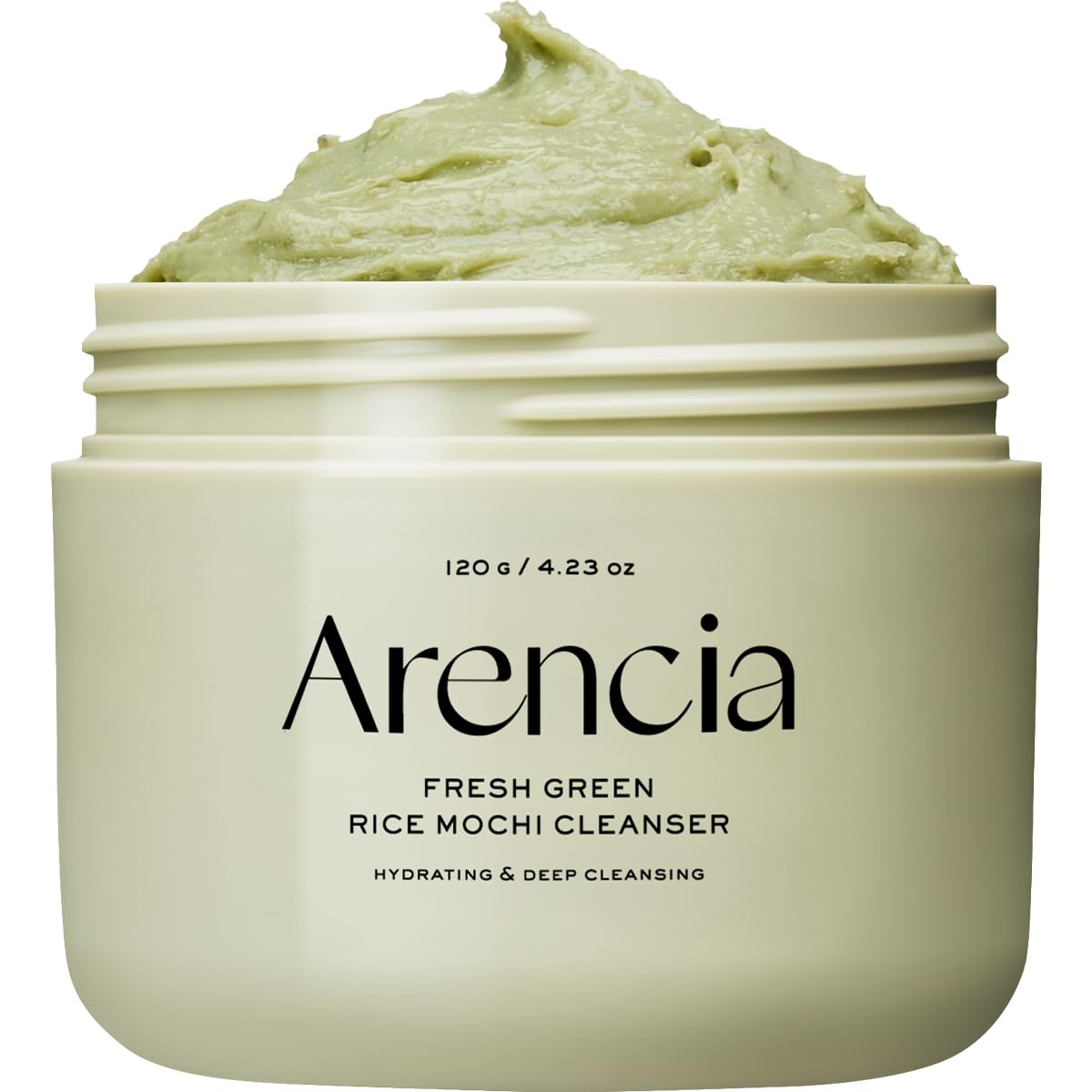 image:imageArencia Black Tea Rice Mochi Face Cleanser DeepCleansing Pore Care Sebum Control Oily Skin 120g 423 ozGreen
