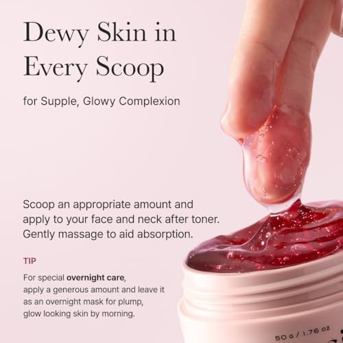 image:imageArencia Overnight Red Smoothie Face Serum Glowing amp Soothing with 30 red collagen Niacinamide Peptide Vitamin E176 Fl Oz Pack of 2