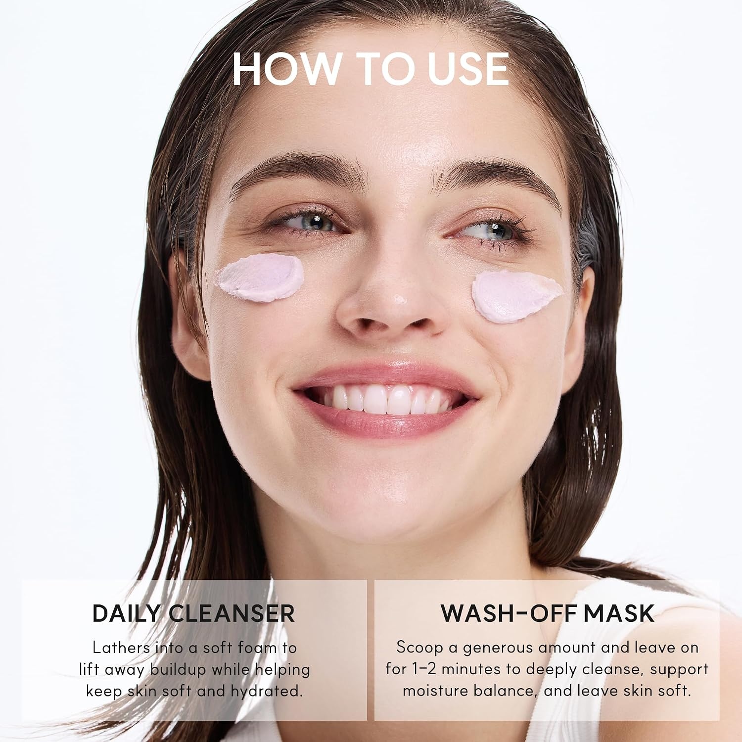 image:imageArencia Rosehip Rice Mochi Face Cleanser amp Daily Scrub Moisturizing Exfoliating amp DeepCleansing All Skin Types with Rice Powder amp Rice Water 176ozLavender