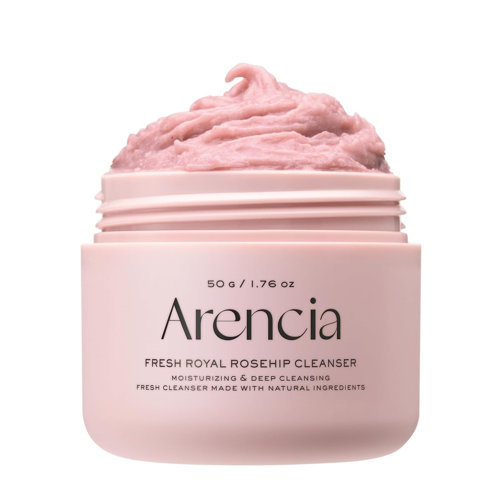 image:imageArencia Rosehip Rice Mochi Face Cleanser amp Daily Scrub Moisturizing Exfoliating amp DeepCleansing All Skin Types with Rice Powder amp Rice Water 176ozRoyal Rosehip