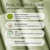 ARENCIA Hyssop Sebum Control Rice Cake Cleanser, AHA Tea Tree Face Wash for Oily Combination Skin 150ml / 5.07 fl oz(Green Tea)