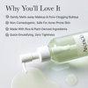 ARENCIA Pore Melt Mochi Makeup-Removing Cleansing Oil, Non-Comedogenic, Rice Amino Acids HD, Vitamin E, Cica, & Ceramide, 6.76 fl oz(6.76 Fl Oz (Pack of 2))