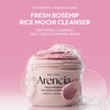 Arencia Rosehip Rice Mochi Face Cleanser & Daily Scrub – Moisturizing, Exfoliating & Deep-Cleansing – All Skin Types with Rice Powder & Rice Water (1.76oz)(Royal Rosehip)