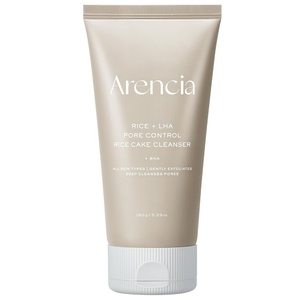 ARENCIA Hyssop Sebum Control Rice Cake Cleanser, AHA Tea Tree Face Wash for Oily Combination Skin 150ml / 5.07 fl oz(Rice)